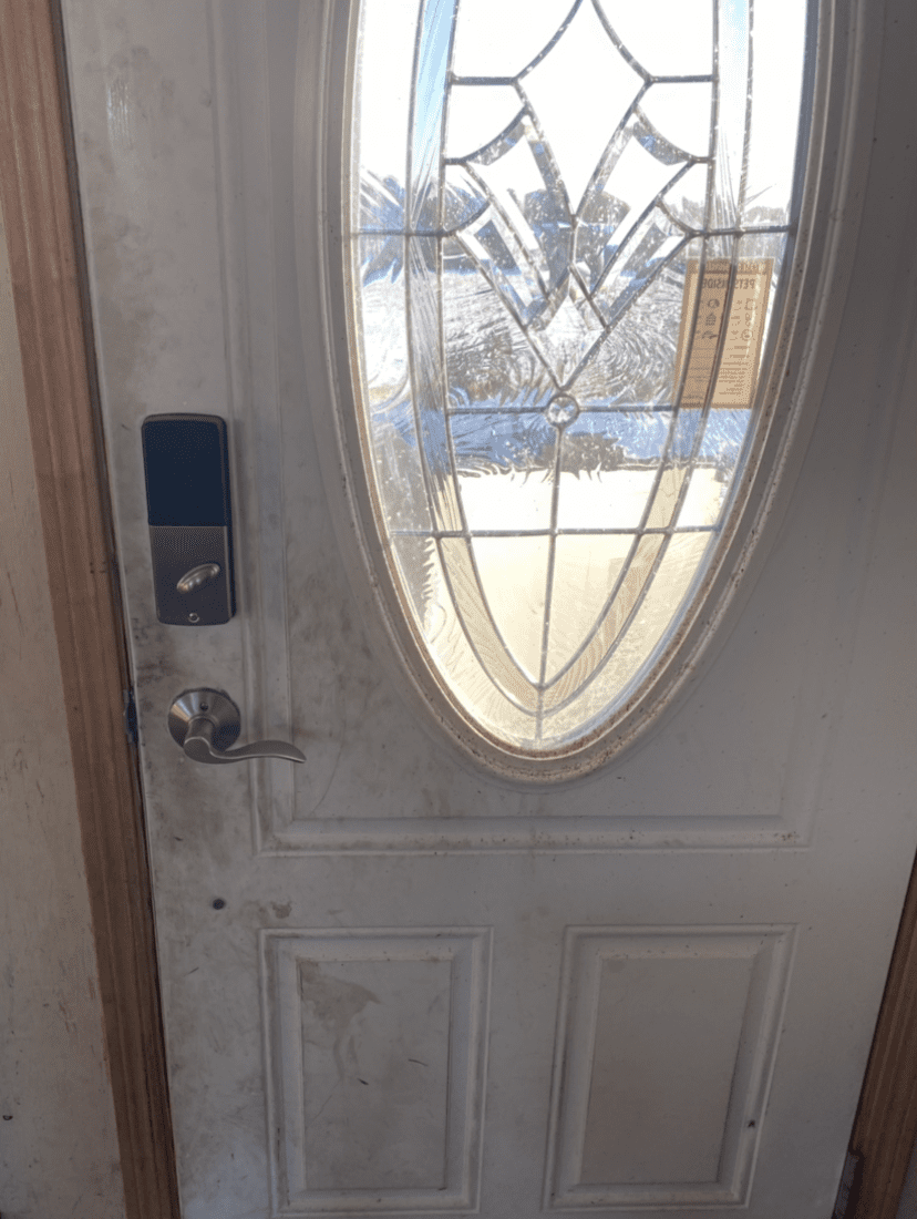 Door before